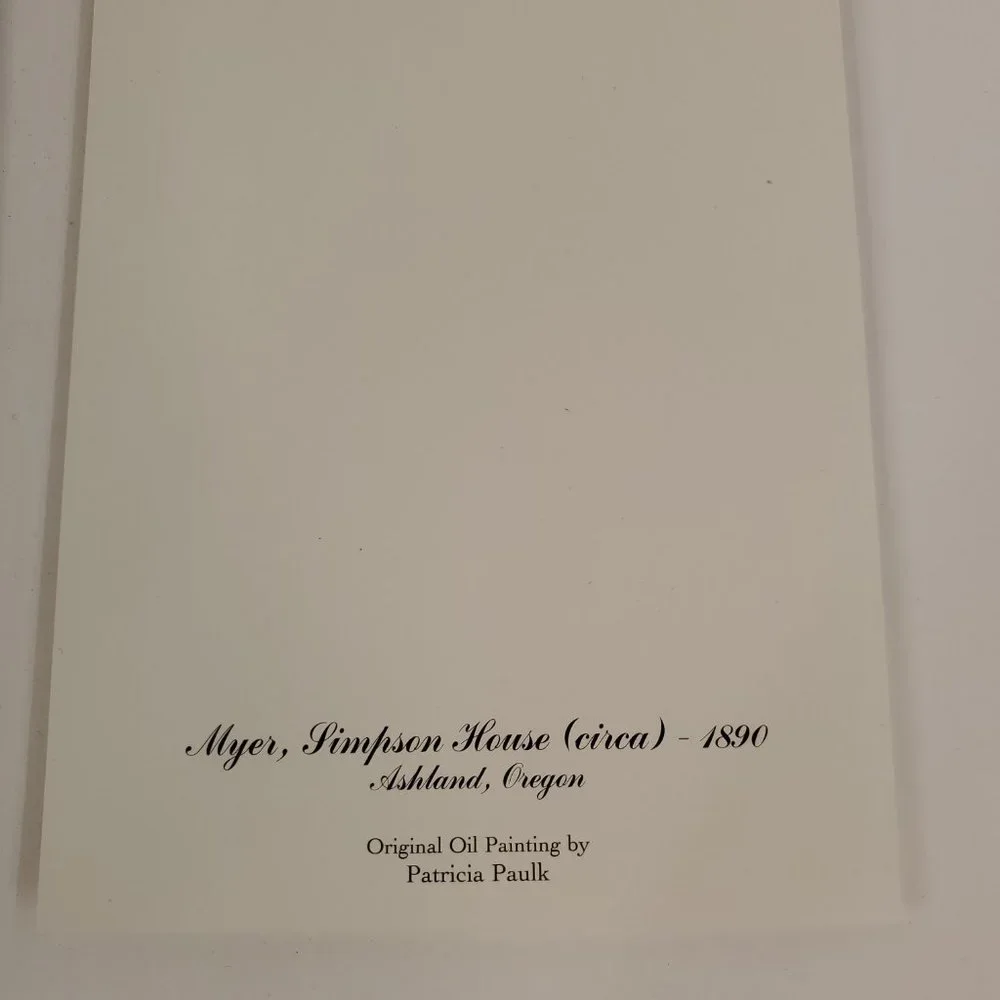 Historic 1880's Ashland,‎ OR Paintings BLANK Notecards & Envelopes 18 Pk. 5x7